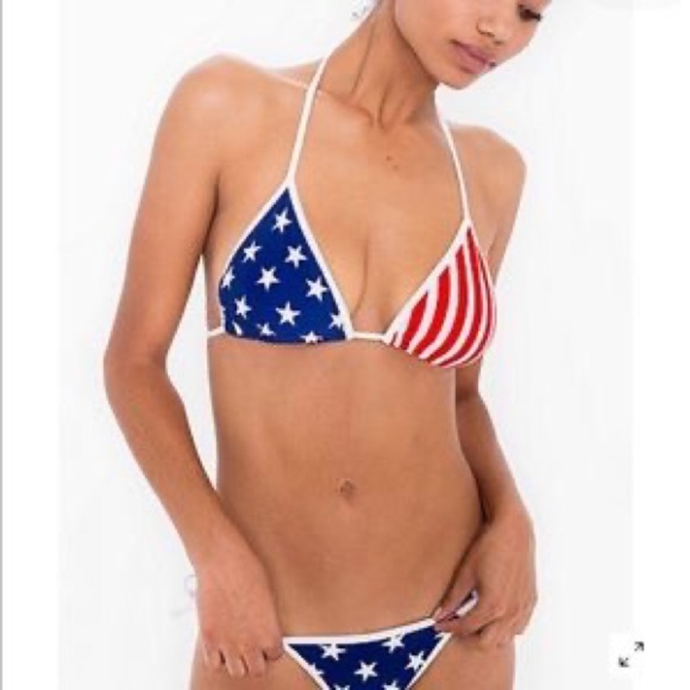 American Apparel Bikini - American Flag Print